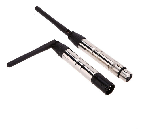 Receptor Y Transmisor Xlr Inalámbrico Lixada 2.4g Ism Dmx512