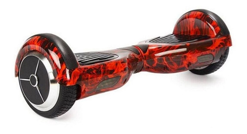Skate eléctrico hoverboard Ydtech Smart Balance Rojo camuflado 6.5"