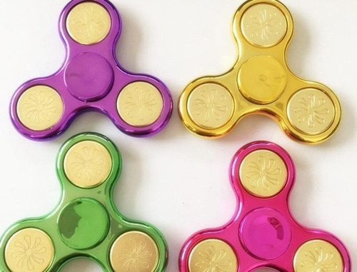 Spinner Fidget Hand Molino Metalic Juguete Niño Pesado Juego