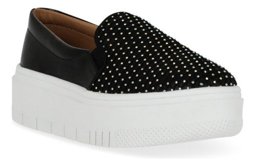 Sneaker Fiesta 73247pr Dama Chic Moderno Diseño Liso