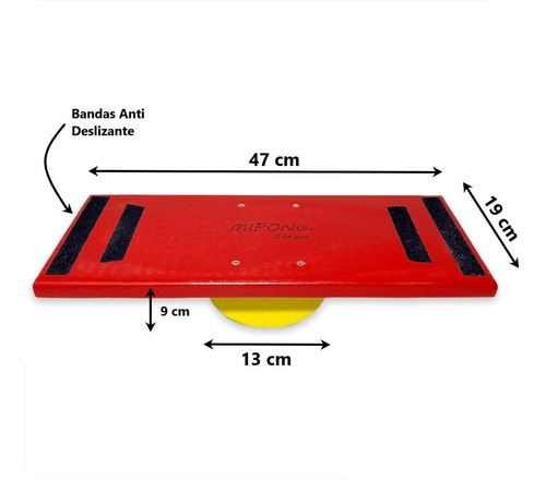 Imagen 8 de 10 de Balance Board Mini Tabla Balance Board Surf Madera