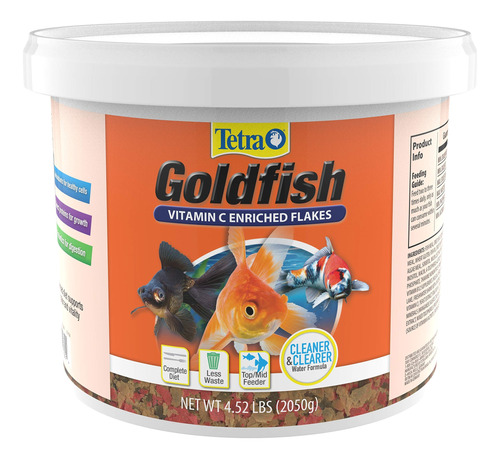 Tetrafin - Alimento Equilibrado Para Dieta De Peces Dorados