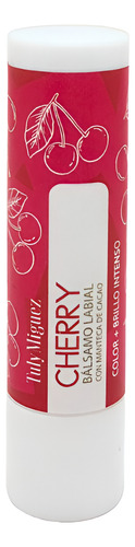Balsamo Labial Premium Cherry Color+brillo 4.5g Tuly Miguez