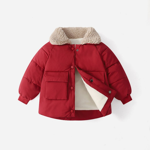 Chaqueta Acolchado De Invierno Con Relleno Cálido Para Bebé