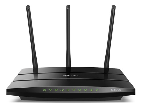 Router Inalámbrico Ac1750 Dual Band Tp-link Archer C7 Gigabi Color Negro