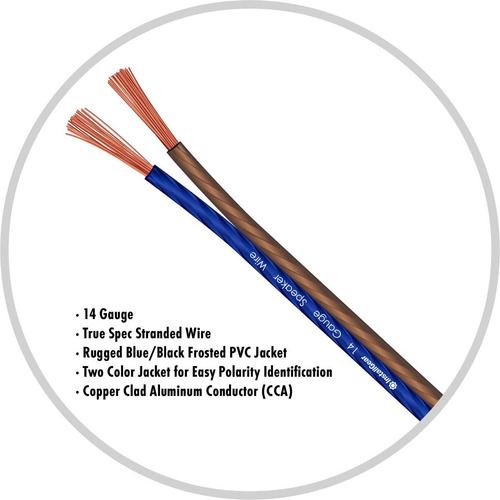 Cable Para Parlante Bafle Installgear Calibre 14 Awg 30 P...