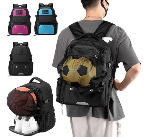 Mochila Deportiva Con Tenis Espacio Para Futbol Baloncesto