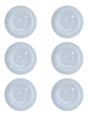X6 Plato Para Taza Café Línea Monza, Verbano - Bazar Colucci