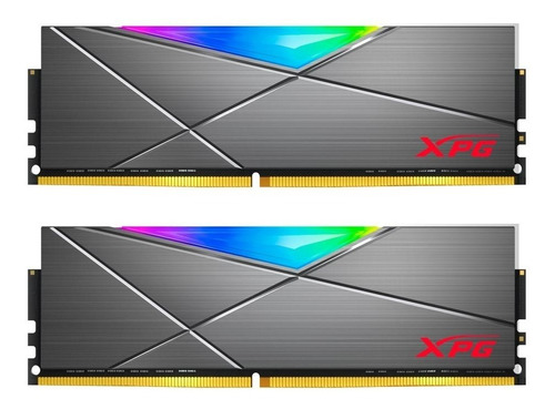 Imagem 2 de 5 de Memória Xpg Spectrix D50 Rgb 16gb 2x8gb 3600mhz Ddr4 Metal