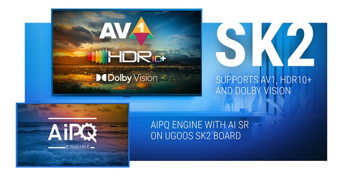 Ugoos Sk2 Realtek Rtd1325 Cpu Androidtv 12 Box De 4 Gb Y 32