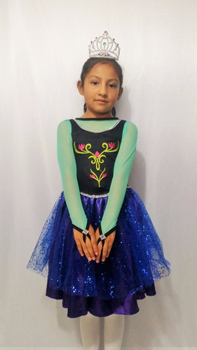 Disfraz Vestido Ana Froze Elsa Niña Princesa Hallowen Envio
