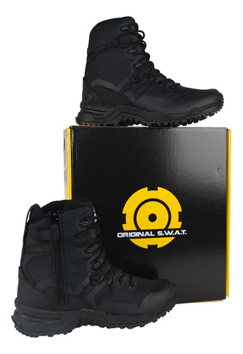 Botas Original Swat Alpha Fury 8 Con Cremallera Lateral