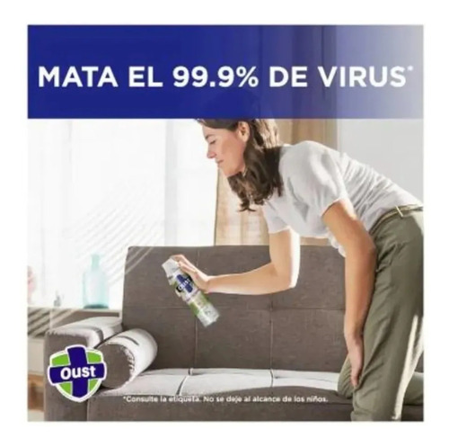 Oust Desinfectante De Superficies,elimina Un 99.9 Virus