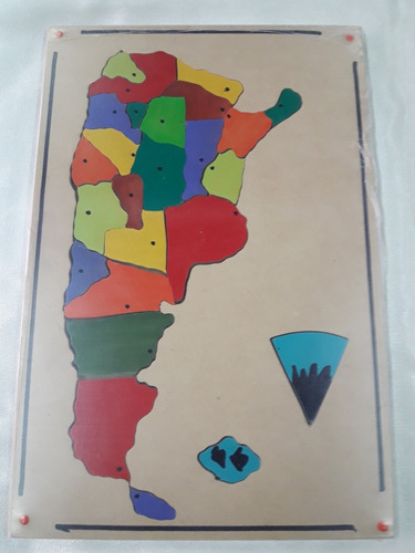 Rompecabezas Mapa  De La Republica Argentina