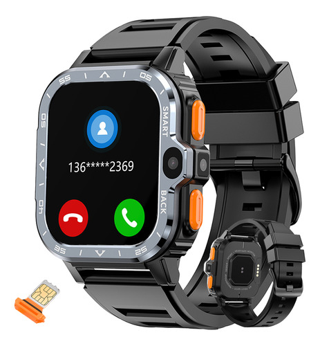 Reloj Inteligente Hombres 4g Teléfonos Inteligentes 2g+16g 2