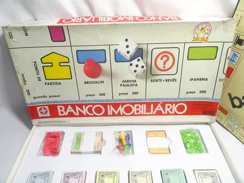 Antigo Jogo Banco Imobiliário Anos 90 Conservadíssimo! Disponível