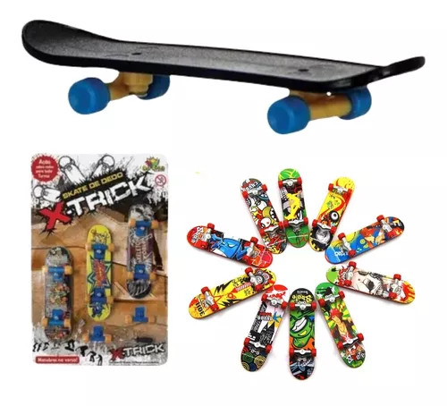 Kit 20 UN Brinquedo Skate De Dedo Com Rampa Obstáculo X-Trick