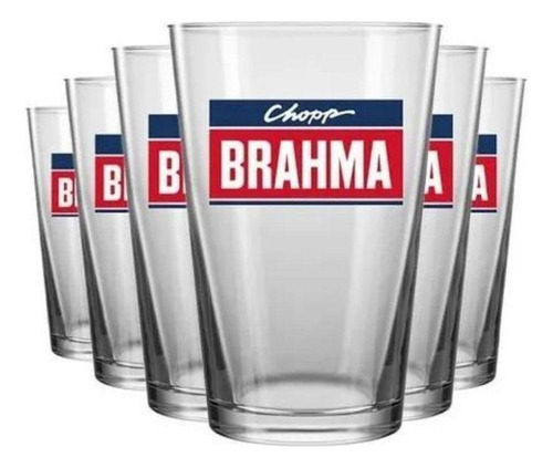 Copos Cerveja Brahma Nadir 350ml - 12 Unidades - Incolor