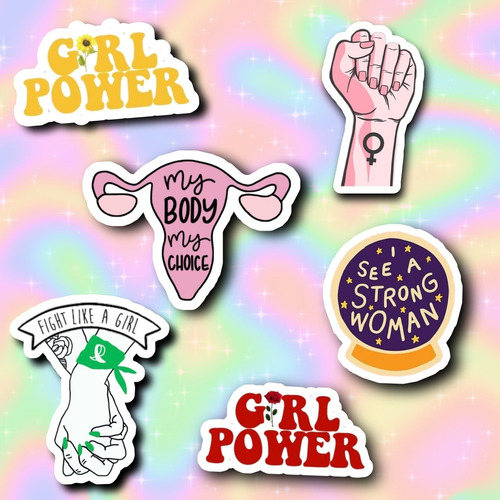 Stickers, Calcomanias, Vinilos, Pegatinas De Feminismo X 20 