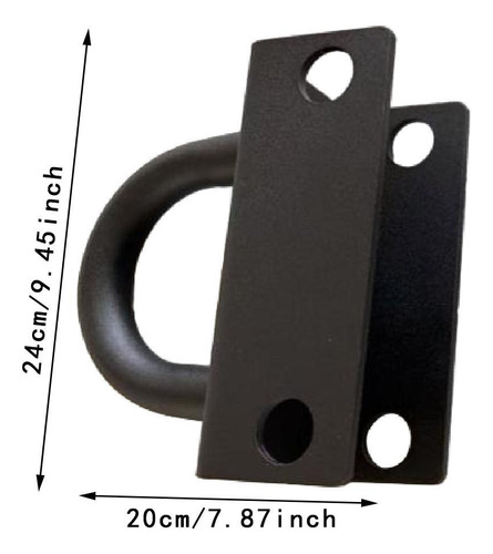Suporte De Montagem Em Parede Battle Rope Anchor, Três Lados