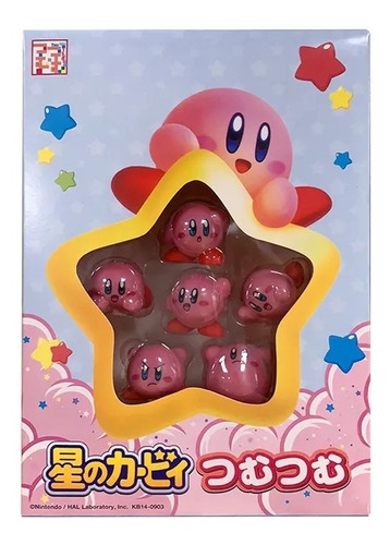 Set 10 Mini Figuras Kirby Más Estrella Videojuego Nuevas