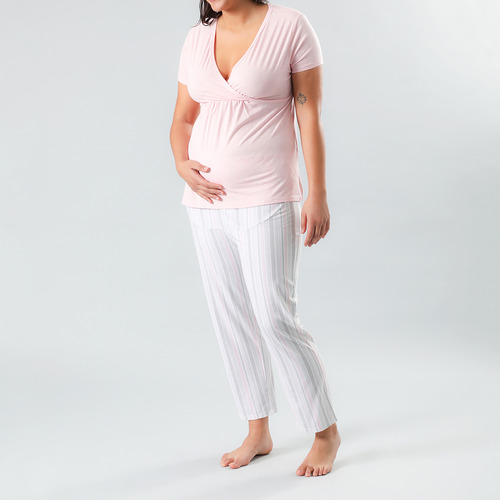 Pijama Maternal Top + Pantalón Flores Mujer 33080-183