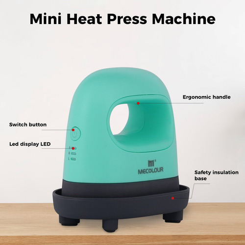 Mini Máquina De Prensa De Calor 3 Ajustes Para Manualidades