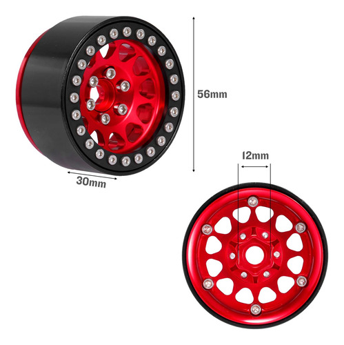Accesorios Para Maquetas De Coche D90 Llanta Metálica Para C