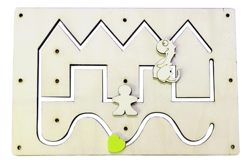 Tabla De Actividades Montessori Busy Board, Tablas Sensorial
