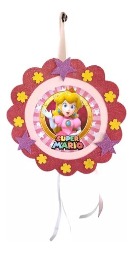 Piñata De Peach Mario Bross De Cumpleaños