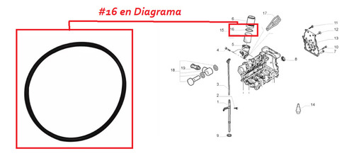Liga Oring Filtro Aceite Fiat Palio 2013-2020 Mopar