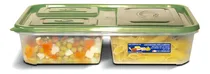 Comprar Hermetico Taper Contenedor Col-lock 3 Diviciones Colombraro