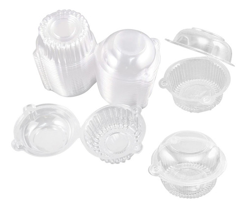 Aruoy Caja De 50 Piezas For Porta Cupcakes, Contenedor