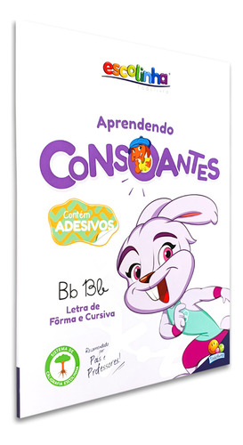 Aprendendo Vogais + Consoantes | Livros Com Atividades