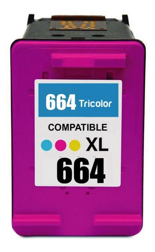 Cartucho De Tinta Maxiprint Hp 664 Xl Color F6v30al
