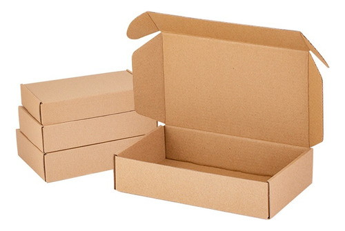 Cajas De Cartón Corrugado Importadas 23 X 16 X 6 Cm. 6-pack