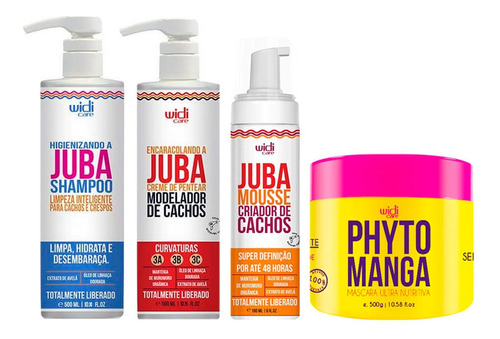 Widi Care Encaracolando A Juba+ Mousse+ Shampoo+ Phyto Manga