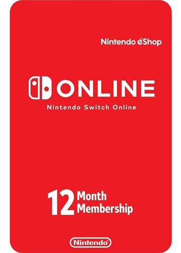 Nintendo Switch Online Membresia 12 Meses [ Código Digital ]