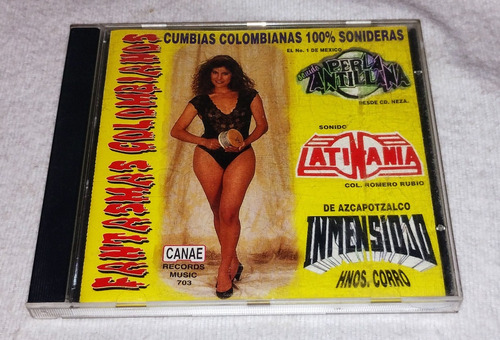 Cd Fantasmas Colombianos Latin Fania Inmensidad Perla Antill