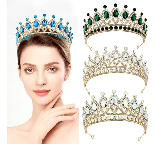 Coronas Reina Para Niña Princesa Tiaras De Boda Tocado Novia Color