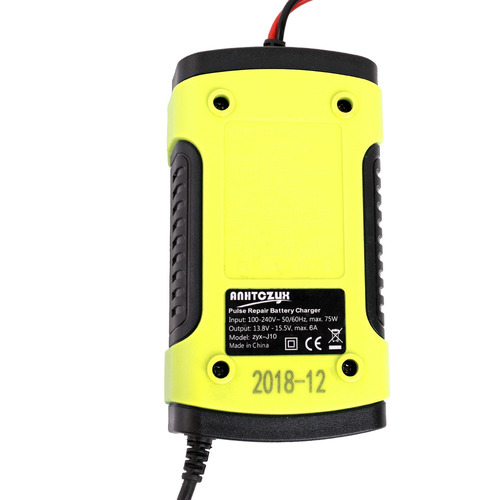 Rápido Inteligente Cargador Batería Coche Automático Complet