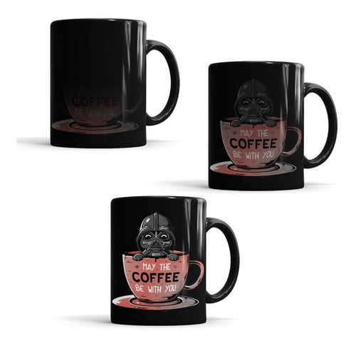 Taza Star Wars - May The Coffee Whith You - Termosensible