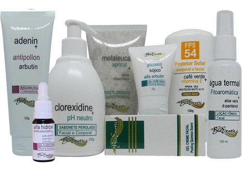 Kit Clareamento Facial  Todos Os Tipos De Peles Bioexotic