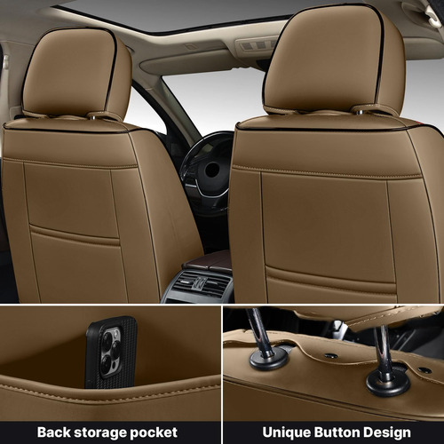 Fundas De Asiento Impermeables Para Nissan Maxima 1999-2023 Color