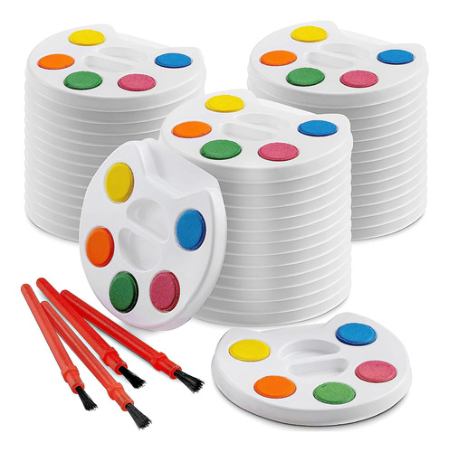 24 Set De Paletas De Acuarela De 5 Colores Teletiendauy