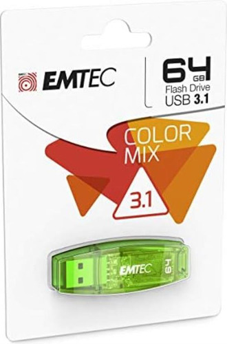 Emtec C410 Color Mix - Unidad Flash Usb - 64 Gb