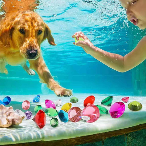 Juguete De Piscina De Gemas De Buceo Juego De Joyas De Color