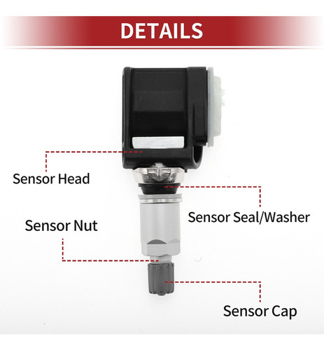 1 Sensor Tpms Presion Para Bmw X7 2019-2021 36106872774