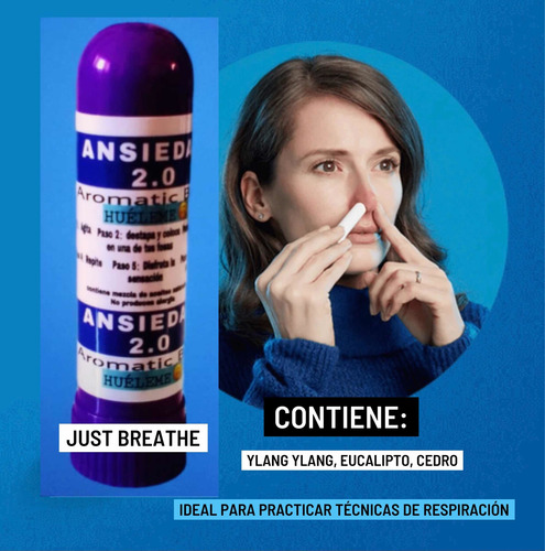 Imagen 6 de 8 de Inhaladores Aceites Esenciales, Ansiedad, Estrés, Insomnio
