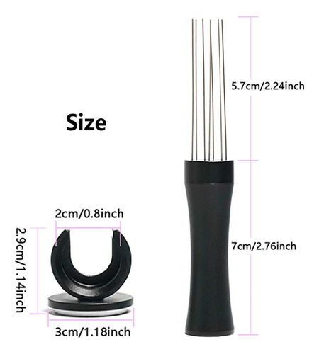 Espresso Stirrer Hand Stirrer Tool Portable Con Rack
